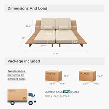 Acanva Solora Set of 2 Patio Chaise Lounge Chair Outdoor