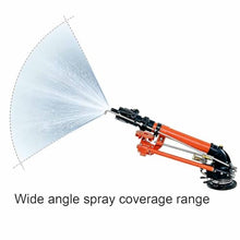 YXINHONGYUE Garden Farm Watering Sprinkler 360° Rotating Impact Agriculture Irrigation Spray Gun for Farms, Orchards, Tea Gardens, Forestry Farm Watering Equipment