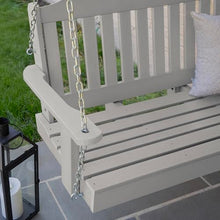 Highwood Lehigh Porch Swing, 4 Feet, Harbor Gray