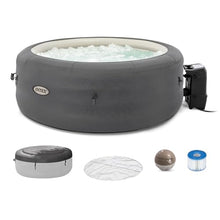 INTEX SimpleSpa 4 Person Inflatable Hot Tub, Portable Spa with 100 Jets