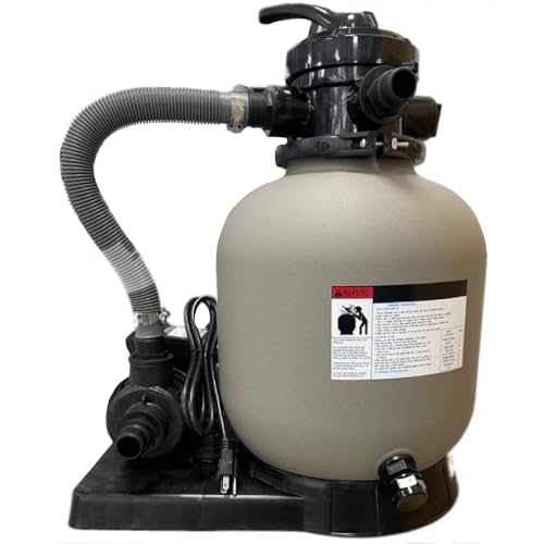 Rx Clear Radiant Complete Sand Filter System for Above Ground Swimming Pool