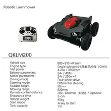 Remote Control Lawn Mower, Mowing Width 52cm Oil Electric Hybrid Four-Wheel Drive Robotic Lawn Mower Orchard Lawn Weeding Agricultural Garden Reclamation Grass Cutting Machine