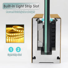 1pc Durable Glass Pool Fence Spigot Balustrade Railing Post Clamp - Easy Install Aluminum Clamp for 10-17mm Glass Panels(Gold,L 5M/197 Inch)
