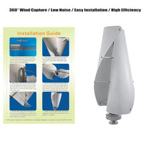 HUIZHITENGDA 14000W Portable Wind Power Generator Kit (12V-220V)