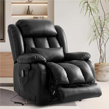UOPYNE Dual Motor Lay Flat Power Lift Recliner with Heat Massage
