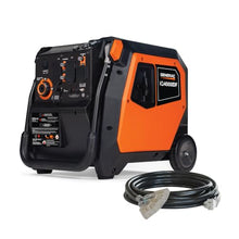 Generac 4,000 Starting Watt Gas Portable Inverter Generator, Extension Cord