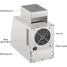 ERICAT Bird Feed Blown Shell Splitter, Electric Grain Blown Shell Machine, Bird Seed Cleaner Cleaning Machine with Adjustable High Speed Fan and Adjustable Discharge Port, for Millet, Sesame