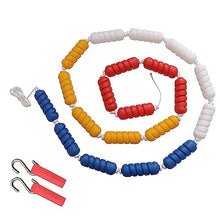 TUOYIBO Blue White Yellow Red Pool Rope Float Kits, 14ft/17ft/18ft/20ft/22ft/25ft/30ft/40ft Long Swimming Pool Safety Divider Rope and Float Line, with 2 Pre Assembled Stainless Hooks (Color : 9cm D