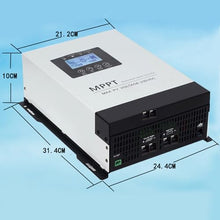 HENGJINGTR MPPT Wind Power Solar Charge Controller Automatic Recognition 12V-96V with LCD PV Load Solar Controller Regulator 120A for Lead Acid/Lithium Battery,72v