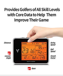 Voice Caddie SC300 Swing Caddie Portable Launch Monitor Black