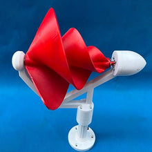 50W Archimedes Spiral Wind Turbine Generator - 3PCS Set Three-Phase Brushless Permanent Magnet 12V DC Output High-Efficiency, Start Wind 1.5m/s, Dimensions White Green Red Colors