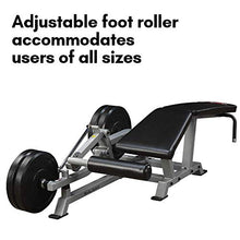Body-Solid Leverage Leg Curl Black