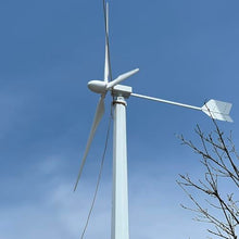 ZHOZHUT 8KW Wind Turbine Generator 48V / 96V Wind Power Generator with MPPT Controller, 3 Blades Wind Turbine Kit Auto Adjust Windward Direction Low Noise High Efficiency for Roofs, Streets,8000w,96V