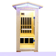 EPOFIT 1 Person Far Infrared Sauna with Bluetooth Natural