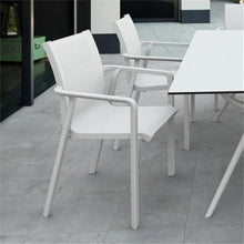 Compamia Pacific Sling Arm Chair in White