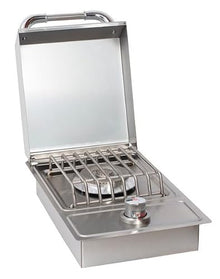 Bull Outdoor Products Premium Outdoor Kitchen Bundle – Angus 75,000 BTU Built-In Grill Head, Double Drawer with Reveal, 38" Double Doors, Single Side Burner, 304 Stainless Steel – LP