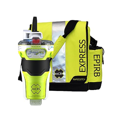 ACR GlobalFix V6 EPIRB with RapidDitch Express Bag Yellow
