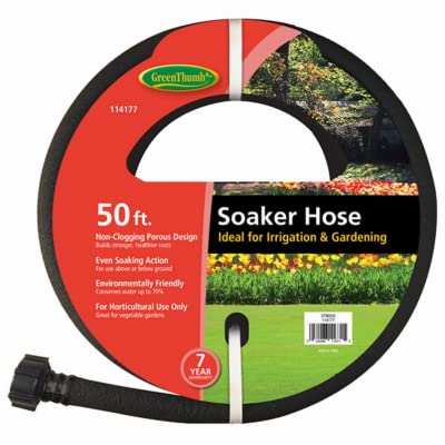 50' Foot Black Rubber Garden Drip Soaker/Sweater Hose - Pack of (20)