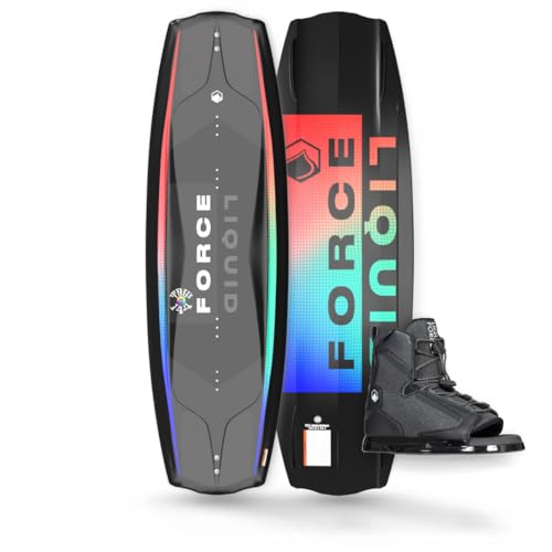 Liquid Force 2024 Trip 144cm Wakeboard with Index Size 12-15 Bindings Multicolor