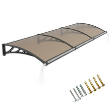 Outsunhom Awnings for Outside,60" x 120" One-Piece Door Awning Exterior