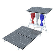 My SolarMill A 1 KW Wind & Solar Hybrid | Home or Commercial Renewable Power System Kit (white)