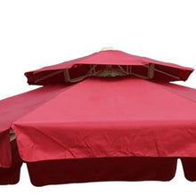 CWENZXDIA Patio Umbrella 8.2ft Outdoor Sun Shade Market Umbrella with Base Double-top Canopy for Backyard Poolside Lawn Garden Outdoor