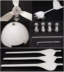 FLTXNY POWER Wind Turbine 1000W 24V Horizontal Wind Generator Kits 3 Blades with MPPT Charge Controller Free Energy
