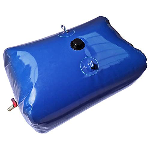 CUTPOIY Large Outdoor Water Storage Container Water Bag, Portable Foldable PVC Flexible Rain Barrel, Large Capacity Gardening Water Tank with Faucet, Emergency Water Tank for Gar, 3000L(792gal)