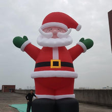YBZCHLM Giant Christmas Inflatable Santa Claus with Gift Bag & LED Lights Red Model 2 25ft
