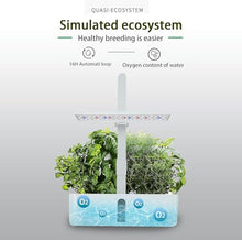 YAFODUTE Hydroponics Growing System Kit Indoor Garden Kit Desktop Grow Lights for Indoor Plants for Home Kitchen Gardening