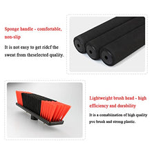 TOOJUN Window Cleaner Telescopic Cleaning Brush Water Fed Pole Kit 12-36ft Photovoltaic Panel Cleaning Tool with Angle Regulator and 4 Water Pores,9m/30ft