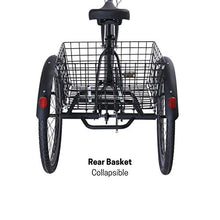 sixthreezero EVRYjourney 7-Speed Hybrid Adult Tricycle Matte Black