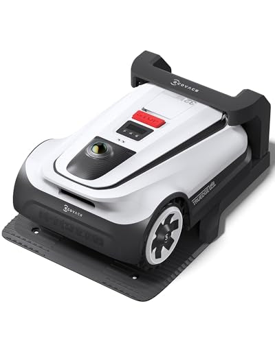 ECOVACS Goat A3000 LiDAR Robot Lawn Mower, Dual-LiDAR Navigation,Suitable for 3/4 Acre, 13” Cutting Width, 45min Fast Charging, Precise Edge Mowing, Smart Lawn Mower for Large Garden