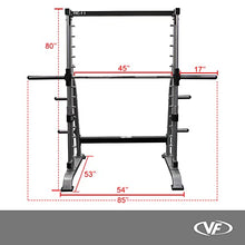 Valor Fitness Smith Machine Multi-Function Power Cage Silver