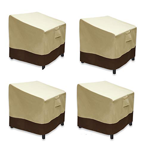 Patio Covers, 2 Pack Lounge Deep Seat Cover, 37''Wx30''Dx30''H, 600D Water and Heavy Duty Outdoor Lawn Patio Furniture Covers (4 Pack - Large)
