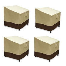Patio Covers, 2 Pack Lounge Deep Seat Cover, 37''Wx30''Dx30''H, 600D Water and Heavy Duty Outdoor Lawn Patio Furniture Covers (4 Pack - Large)