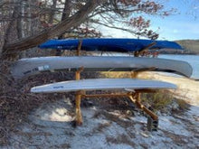Log Kayak Rack Sunfish Sailboat and Canoe/Kayak Boom Rack Unfinished