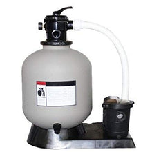 Swim Central 1.5 HP Sand Filter Combo with Pump Pressure for Above Ground Pools 19-Inch