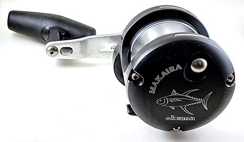 OKUMA MK-20IISEa-MTBLK Makaira 2 Speed Lever Drag Reel Black
