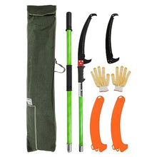 Pole Saw Extendable Pole Pruning Saw, Long Reach Tree Pruning Saw, Telescopic Tree Pruner Garden Tree Lopper, Branch Pruner Cutter (Pole Saw, 2M), GZJ-UK-0674