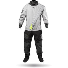 Zhik Mens Front Zip Drysuit Platinum Silver - Lightweight Breathable 3 Layer Waterproof Sprayproof Size L