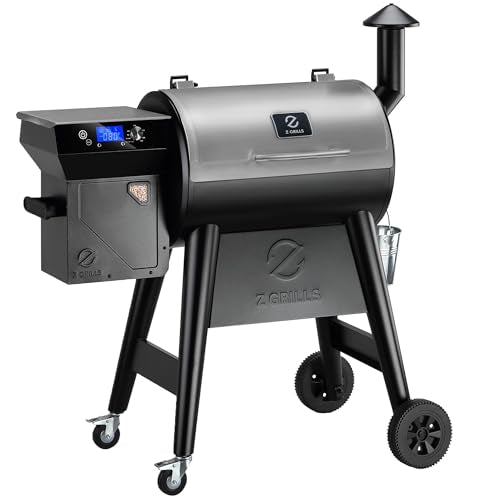 Z GRILLS Electric Wood Pellet Grill Smoker with PID 3.0 Controller, 450°F Max Temperature, 8-in-1 Outdoor Grill & Smoker, 459 Square Inches Cook Area, Meat Probes, Rain Cover (450E PRO)