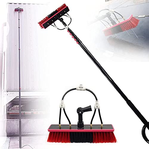 Cleaning Brush Telescopic Pole Cleaning Brush, Water Supply Pole Kit, Cleaning Photovoltaic Solar Panels, Cleaning Set Equipment Extension Pole ()