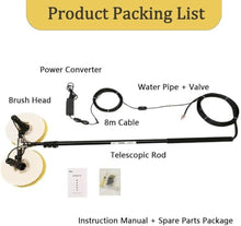 XUXIAO Cleaning Brush Electric Pool Cleaning Brush, Water Washing Photovoltaic Panel Glass Cleaning Equipment Tool, Photovoltaic & Solar Panel Cleaning Tool