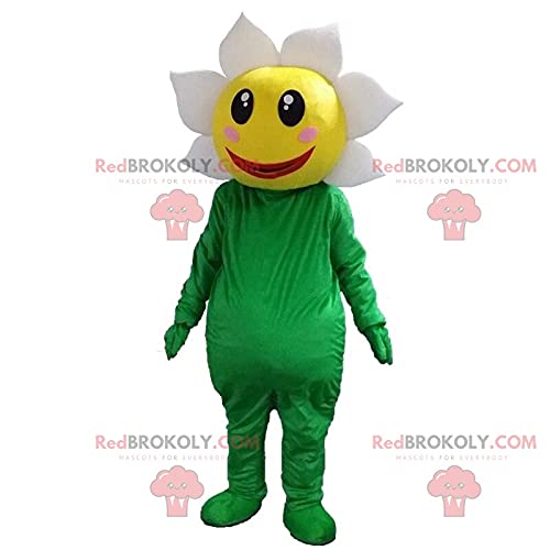 SPOTSOUND Smiling Flower Costume Green Yellow White