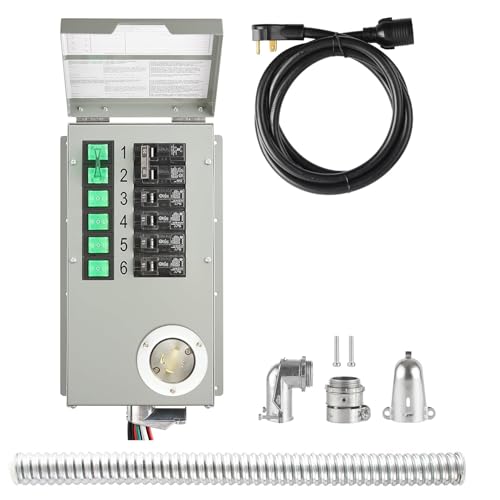 Nature's Generator Transfer Switch 6-Circuits 120/240V 30A Non-Automatic Power Transfer Kit