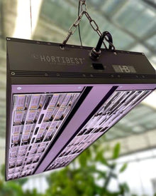 Hortibest JF-3600 LED Grow Light – 990W Advanced Dual-Channel Spectrum Control with far red. AC Daisy Chainable. for High Efficiency Growing