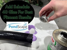 PondScape Flexible PVC Pipe – Schedule 40 Compatible Flex Hose for Ponds, Pools, Spas & Rigid PVC Pipe Applications – Glue-In Installation Black Flexpipe (3-inch x 100-feet)