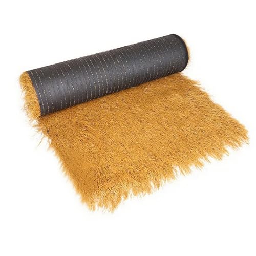 bacedifo Artificial Thatch Roof Plastic Imitation Straw Outdoor Gazebo Bed and Breakfast Beach Bars Decoration Handmade DIY Straw Accessories Carpet-Style Artificial Straw Roof