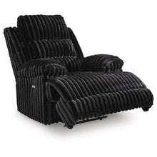 Becca Zero Wall Power Recliner Chair w USB, Pillow Arms, Black Corduroy